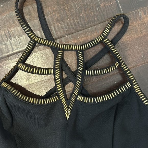 Andreèe Blue Little Blaxk Dress, Size Large. - Picture 2 of 6